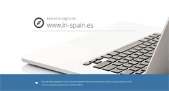 Desktop Screenshot of in-spain.es