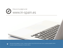 Tablet Screenshot of in-spain.es